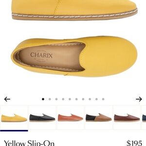 Charix Women's Yellow Slip-On Loafers